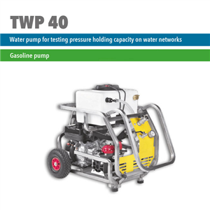 Máy bơm thử áp lực mạng lưới cấp nước TWP 40 K0409
