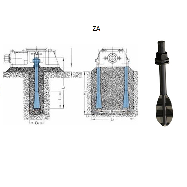 Bu lông cấy nền ZA(each) FLI