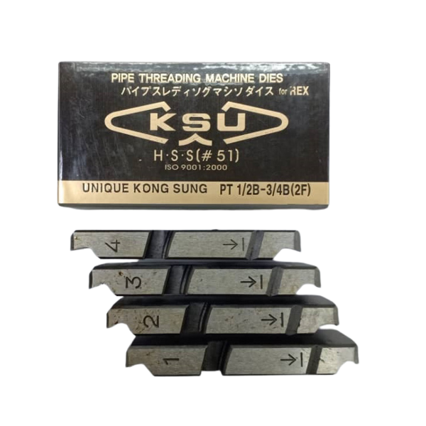 Lưỡi dao tạo ren ống KSU TYPE BSPT 1 2 3 4