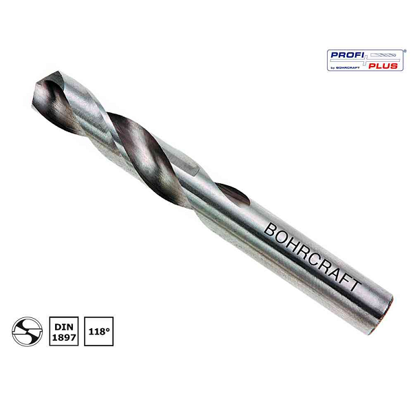 Mũi khoan xoắn DIN 1897 G Typ N PROFI PLUS Ø 3,7 mm BC QP 12550300370